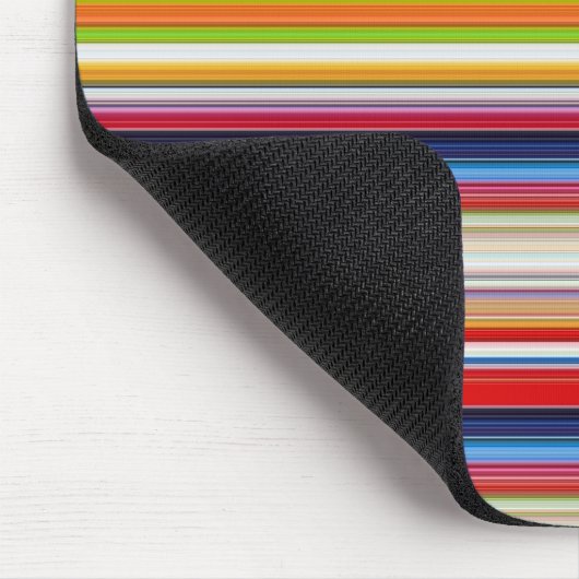 Farbige Streifen Mousepad (Ecke)