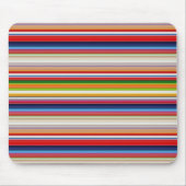Farbige Streifen Mousepad (Vorne)