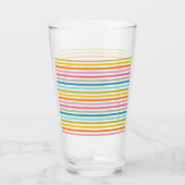 Farbige Streifen Muster-93861 Glas (Rückseite)