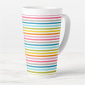 Farbige Streifen Muster-93861 Milchtasse (Rechte Ecke)