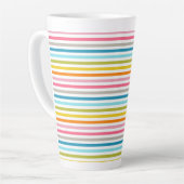 Farbige Streifen Muster-93861 Milchtasse (Linke Ecke)