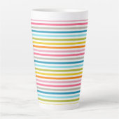 Farbige Streifen Muster-93861 Milchtasse (Vorderseite)