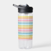 Farbige Streifen Muster-93861 Trinkflasche (Rechts)