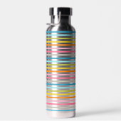 Farbige Streifen Muster-93861 Trinkflasche (Rechts)