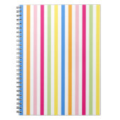 Farbige Streifen Notizblock (Vorderseite)