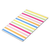 Farbige Streifen Notizblock (angewinkelt)