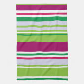 Farbige Streifen, Regenbogenstreifen, Streifenmust Geschirrtuch (Vertikal)