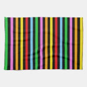 Farbige Streifen, Regenbogenstreifen, Streifenmust Küchentuch (Horizontal)