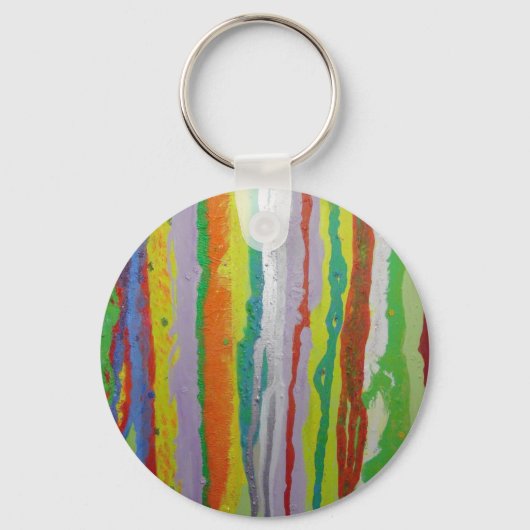 Farbige Streifen Schlüsselanhänger (Vorderseite)