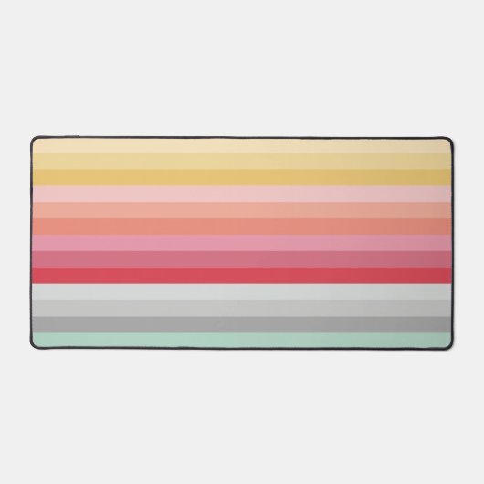 Farbige Streifen Schreibtischunterlage (Vorderseite)