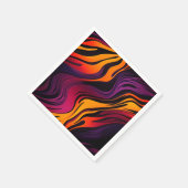 Farbige Streifen Serviette (Ecke)