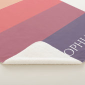 Farbige Streifen - Sherpadecke (3/4)