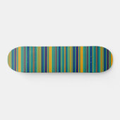 Farbige Streifen Skateboard (Horizontal)