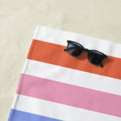 Farbige Streifen Strandtuch (Beispiel)