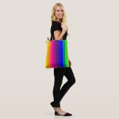 Farbige Streifen Tasche (Am Model)