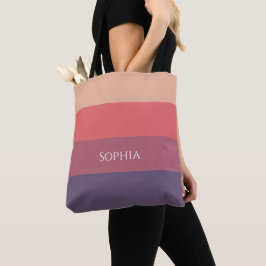 Farbige Streifen - Tasche