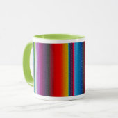 Farbige Streifen Tasse (Vorderseite Links)