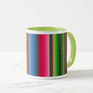 Farbige Streifen Tasse