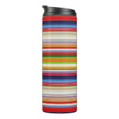 Farbige Streifen Thermosbecher (Nach rechts gedreht)