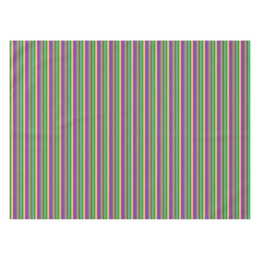 Farbige Streifen Tischdecke (Vorderseite (Horizontal))