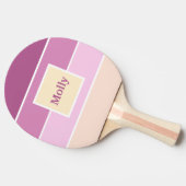 Farbige Streifen Tischtennis Schläger (Seitenansicht)