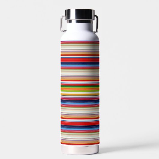 Farbige Streifen Trinkflasche (Vorne)