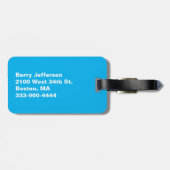 Farbige Streifen und benutzerdefinierte Gepäckanhä Gepäckanhänger (Rückseite horizontal)