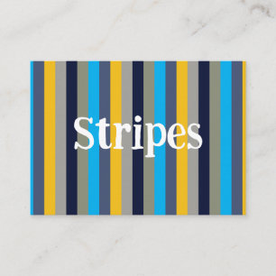 Farbige Streifen Visitenkarte