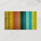 Farbige Streifen Visitenkarte (Rückseite)