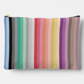 Farbige Streifen Zubehörtasche (Vorderseite)