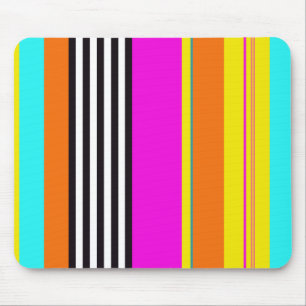 Farbige Streifenmuskeln Mousepad
