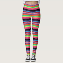 Farbige Strickleggins Leggings