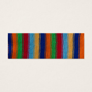 Farbige Strickstreifen