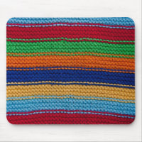 Farbige Strickstreifen