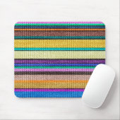 Farbige Strickstreifen nahtlos Muster 1 Mousepad (Mit Mouse)