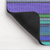 Farbige Strickstreifen nahtlos Muster 2 Mousepad (Ecke)