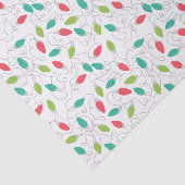 Farbige String Lights Weihnachtszittel Seidenpapier (Ausschnitt)