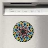 FARBIGE STRUDELBLUMEN MAGNET (In Situ (Geschirrspüler))