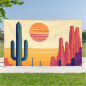 Farbige südwestliche Wüstenkunst Banner (Außenbereich)