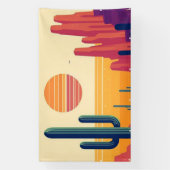 Farbige südwestliche Wüstenkunst Banner (Vertikal)