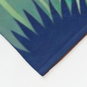 Farbige südwestliche Wüstenkunst Fleecedecke (Ecke)