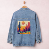 Farbige südwestliche Wüstenkunst Jeansjacke (Hangar)