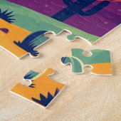 Farbige südwestliche Wüstenkunst Puzzle (Seite)