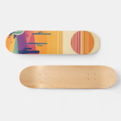 Farbige südwestliche Wüstenkunst Skateboard (Horizontal)