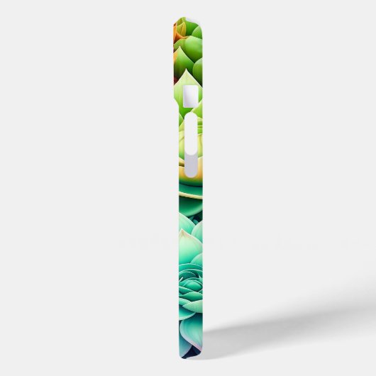 Farbige Sukkulenten Collage Case-Mate iPhone Hülle (Rückseite / Links)