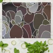 Farbige Sukkuline Geschirrtuch (Gefaltet)