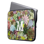 Farbige Sukkuline Laptopschutzhülle (Vorderseite Links)