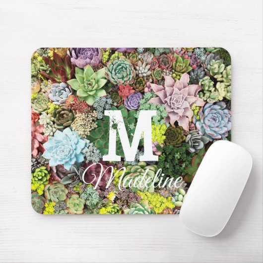Farbige Sukkuline Mousepad (Mit Mouse)