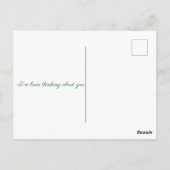 Farbige Sukkuline Postkarte (Rückseite)