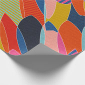 Farbige Surfbretter Geschenkpapier (Ecke)